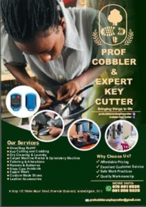 Prof Cobbler & Expert Key cutter3
