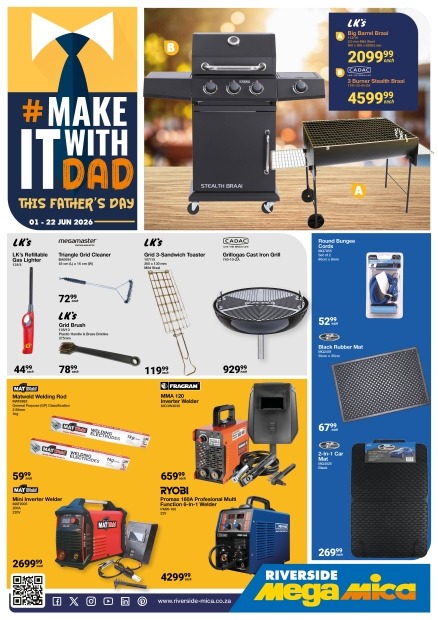 Riverside Mica Father's Day Leaflet June 2026